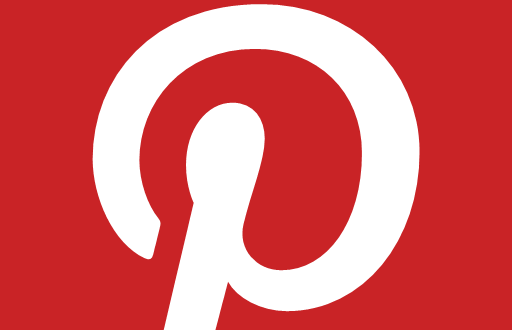 Pinterest logo red rounded square icon