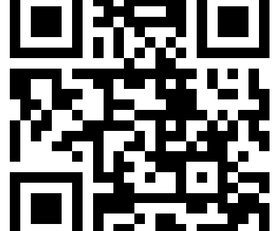 Black and white QR code image