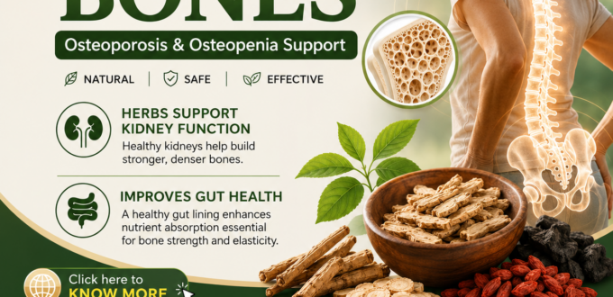 Chinese herbs for stronger bones